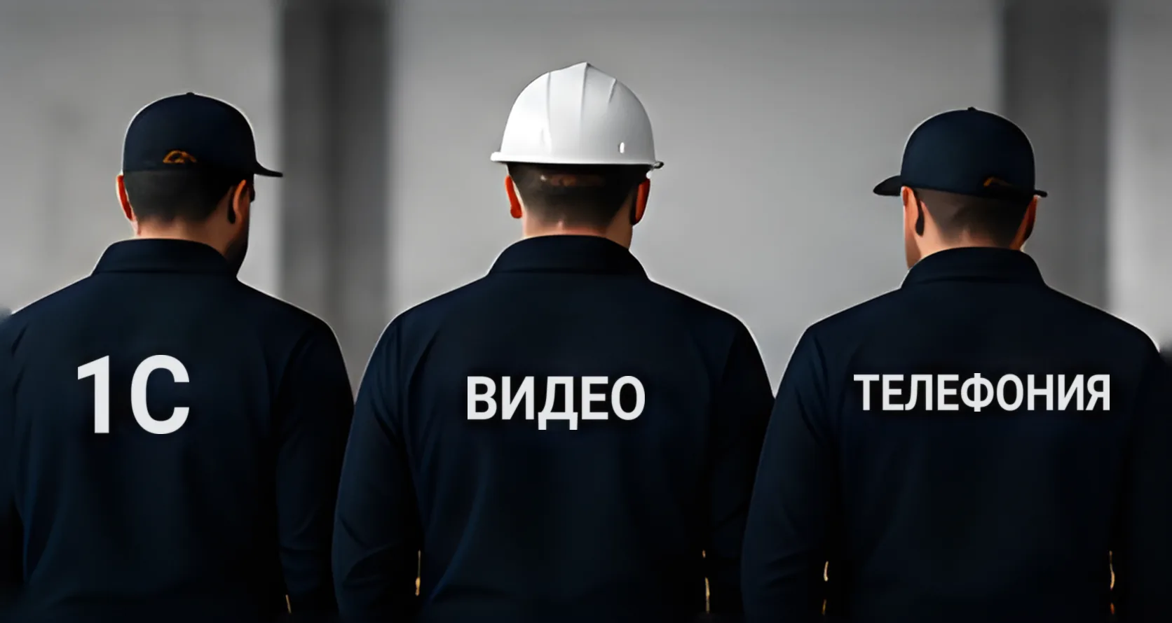 Несколько специалистов подрядных организаций